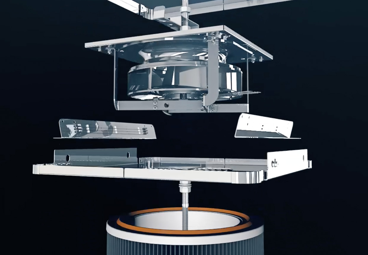 Luftreiniger - UV-C Sterilisationskammer